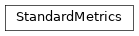 Inheritance diagram of StandardMetrics