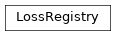 Inheritance diagram of LossRegistry